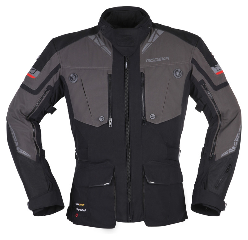 MODEKA PANAMERICANA II JACKE SCHWARZ/DUNKELGRAU