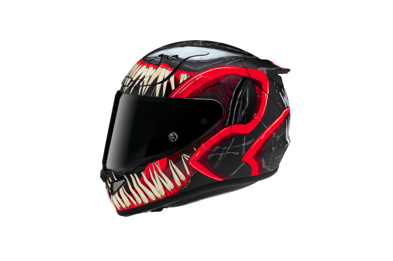 HJC RPHA 12 VENOM 3 MARVEL MC1SF MATT/SCHWARZ/ROT/WEISS