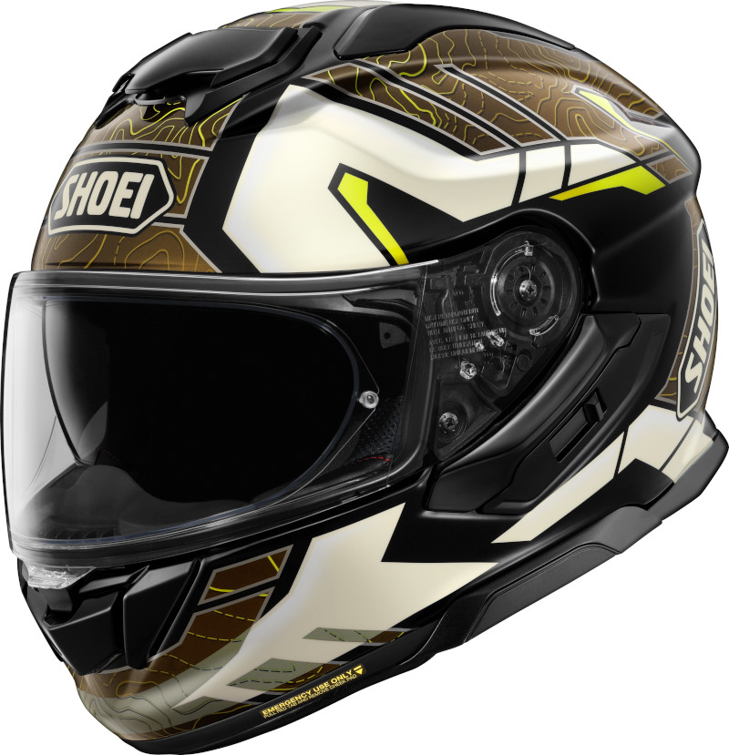 SHOEI GT-AIR 3 HIKE TC-11 WEISS/BRAUN/GELB/SCHWARZ