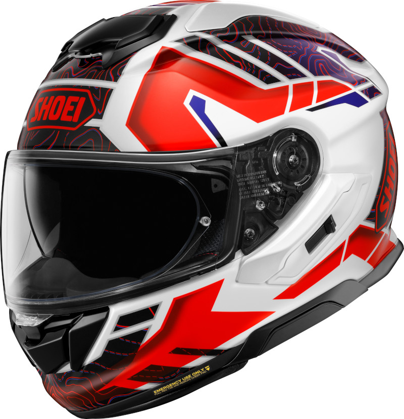 SHOEI GT-AIR 3 HIKE TC-10 WEISS/BLAU/ROT SHOEI GT-AIR 3 HIKE TC-10 WEISS/BLAU/ROT