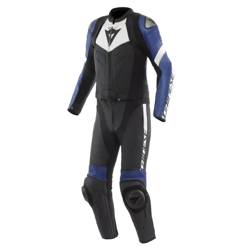 DAINESE AVRO 4 2-TEILER LEDERKOMBI SCHWARZ/WEISS/BLAU