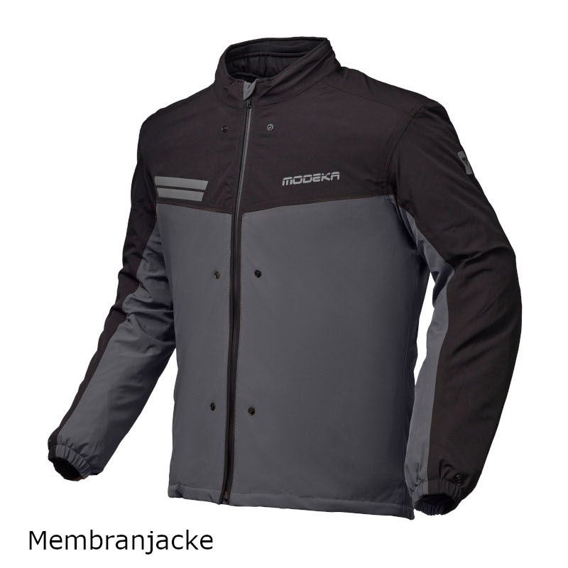 MODEKA ATLAZ JACKE DUNKELGRAU/SCHWARZ