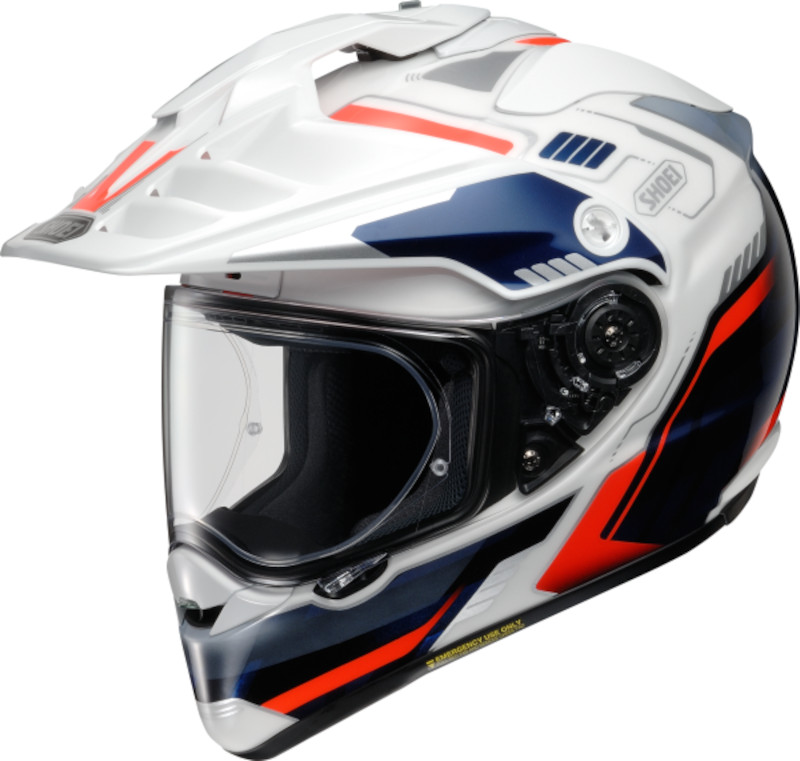 SHOEI HORNET-ADV 06 INVIGORATE TC-10 WEISS/BLAU/ROT/SCHWARZ