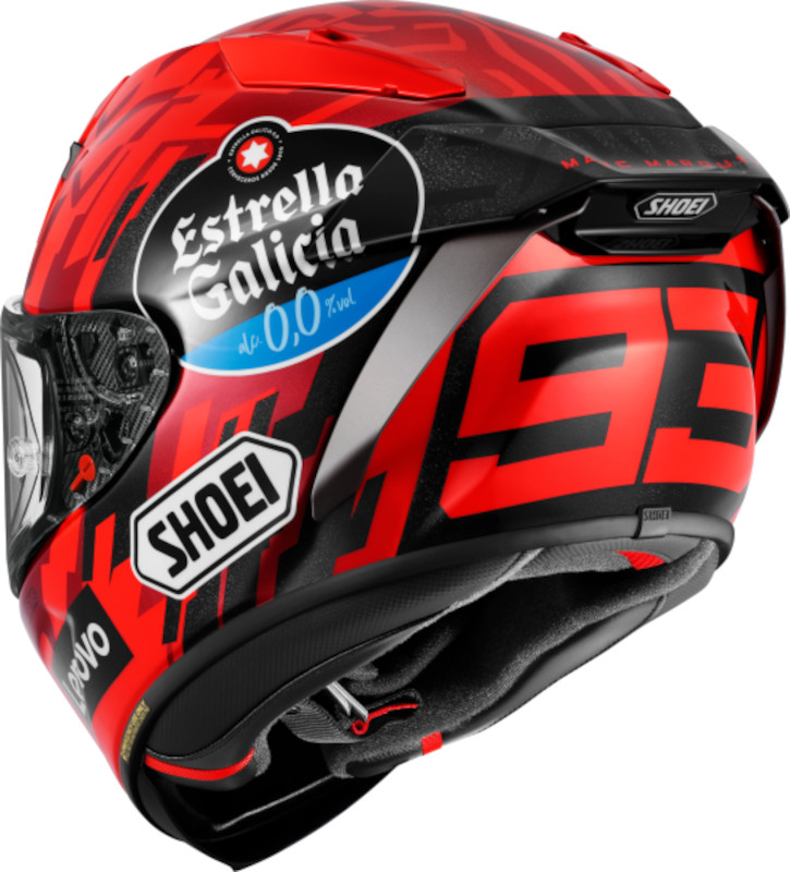 SHOEI X-SPR PRO MARQUEZ9 TC-1 ROT/SCHWARZ
