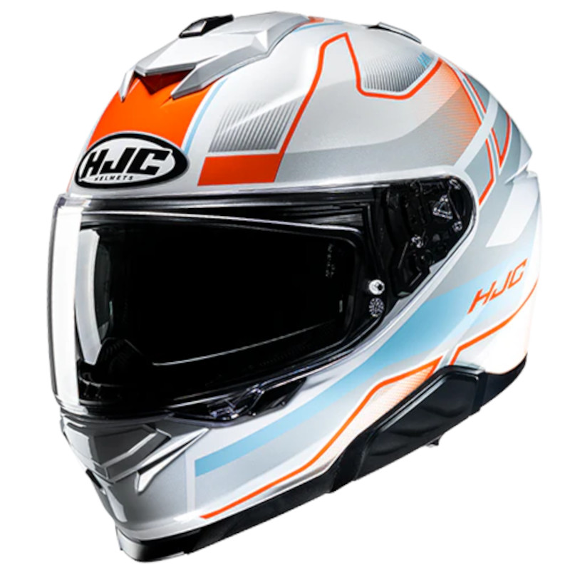 HJC I71 IORIX MC27 WEISS/GRAU/ORANGE/BLAU