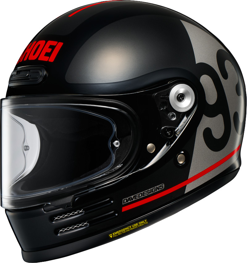 SHOEI GLAMSTER 06 MM93 COLLECTION CLASSIC TC-5 SCHWARZ/GRAU/ROT