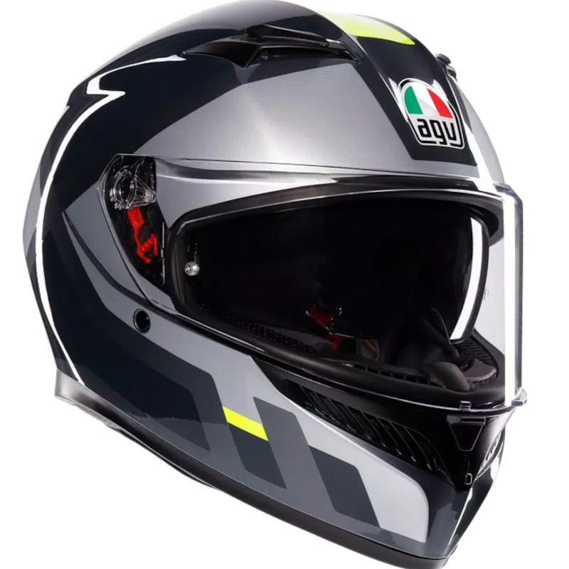 AGV K3 E2206 MPLK SHADE GRAU/FLUO/GELB