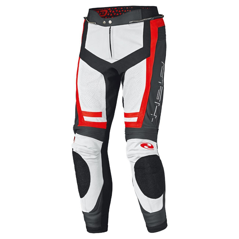 HELD ROCKET 3.0 LEDERHOSE KOMBIHOSE WEIß/ROT