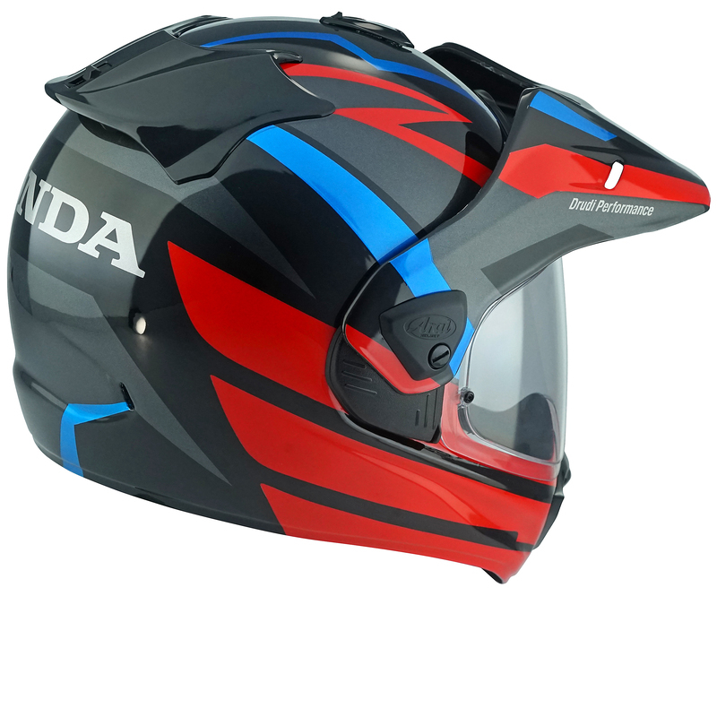 ARAI TOUR-X5 HONDA AFRIKA TWIN ROT SCHWARZ/BLAU/ROT
