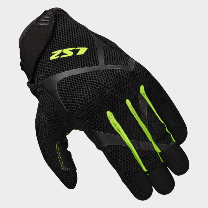 LS2 RAY II HERREN HANDSCHUH SCHWARZ/NEONGELB