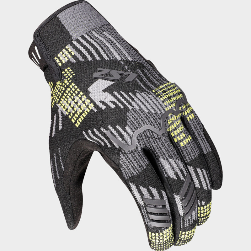 LS2 ALFA HERREN HANDSCHUH SCHWARZ/GRAU/GELB