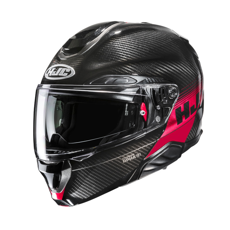HJC RPHA 91 CARBON ELIG MC1 SCHWARZ/ROT