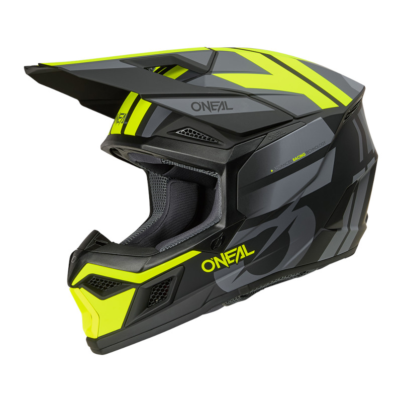 O´NEAL 3SRS 3SERIES RIDE V.26 HELM MATT/SCHWARZ/GRAU/NEONGELB