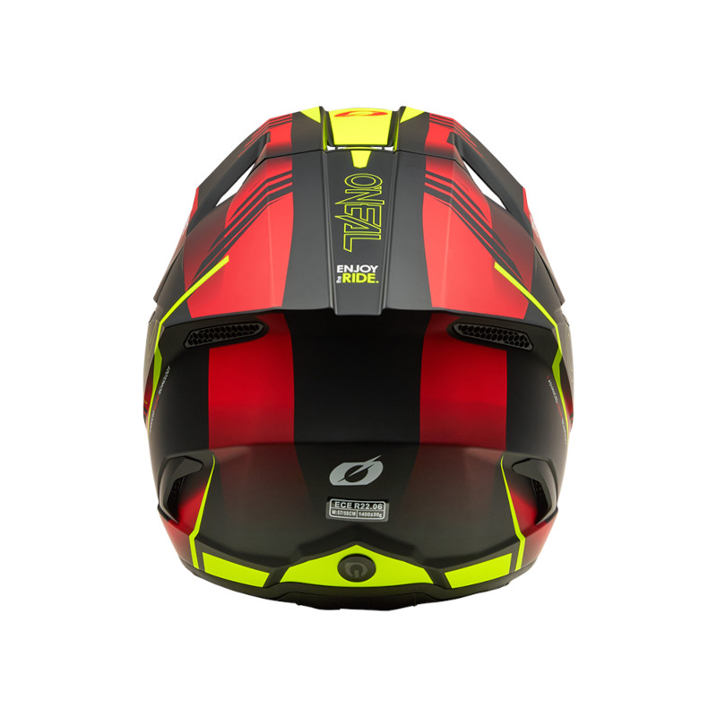 O´NEAL 3SRS 3SERIES HAZE V.26 HELM MATT/SCHWARZ/ROT/NEONGELB