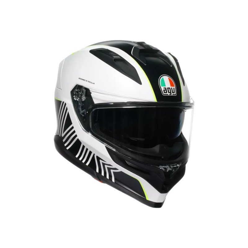 AGV K7 E2206 MPLK SUPER 46 WEISS/SCHWARZ/NEONGELB
