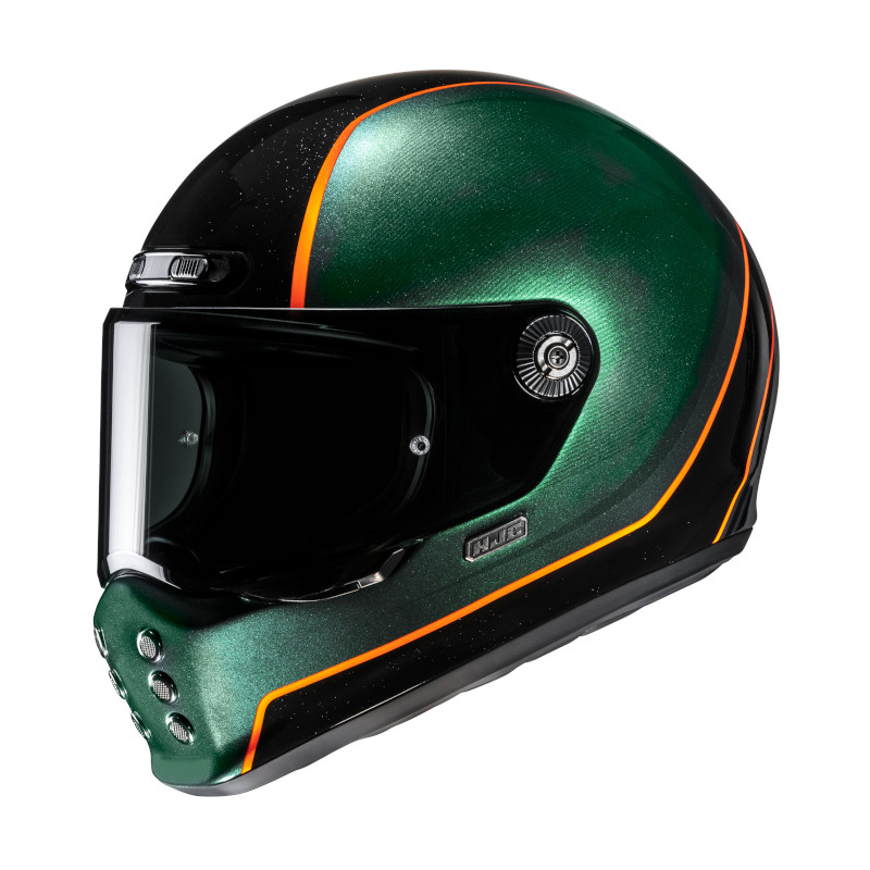 HJC V10 HODU MC47 SCHWARZ/GRÜN/ORANGE