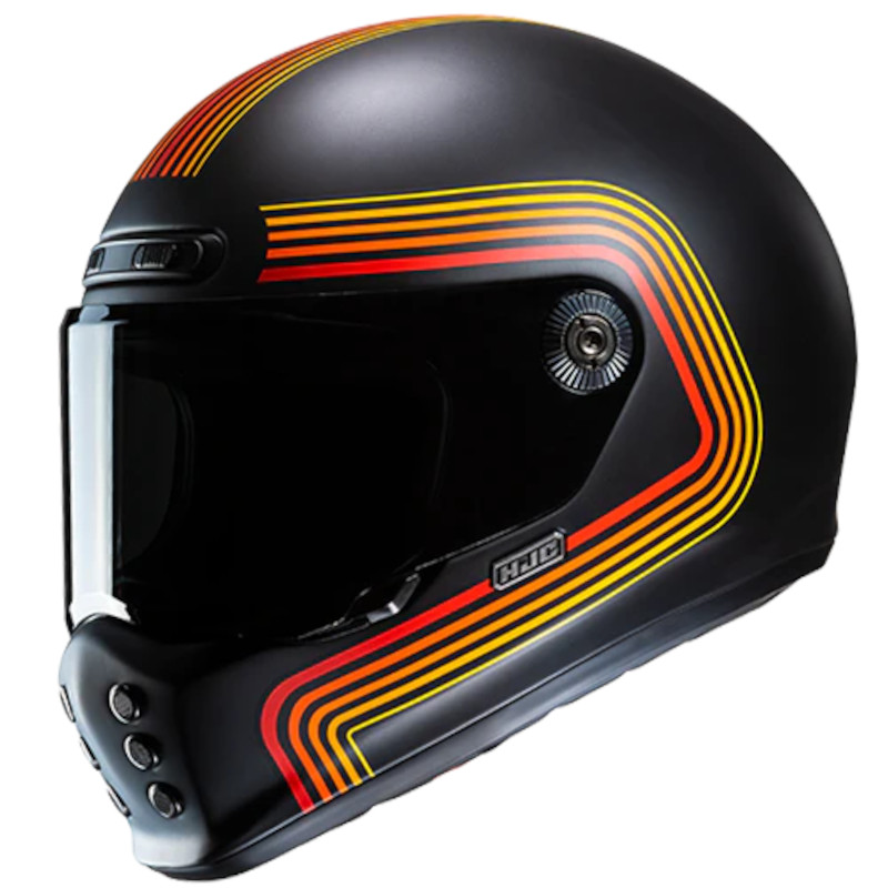 HJC V10 FONI MC1SF MATT/SCHWARZ/GELB/ROT