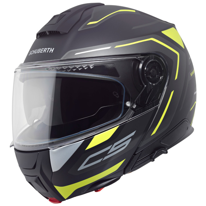 SCHUBERTH C5 OMEGA GELB MATT/SCHWARZ/GRAU/NEONGELB SCHUBERTH C5 OMEGA GELB MATT/SCHWARZ/GRAU/NEONGELB