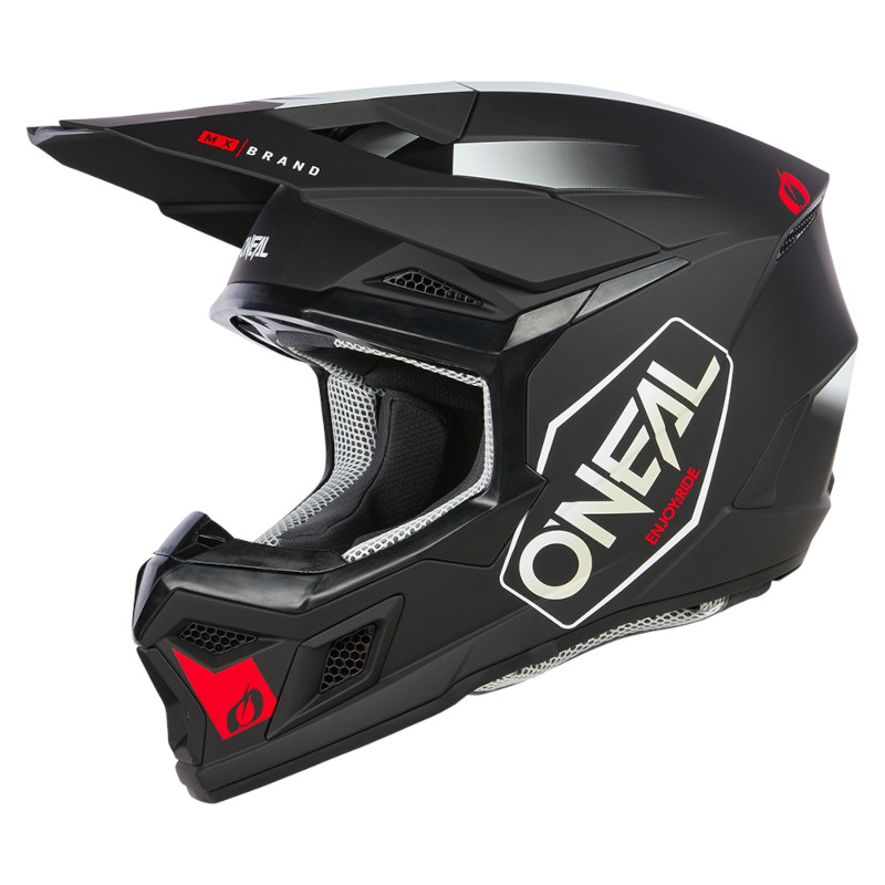 O´NEAL 3SRS 3SERIES HEXX V.24 HELM SCHWARZ/WEIß/ROT