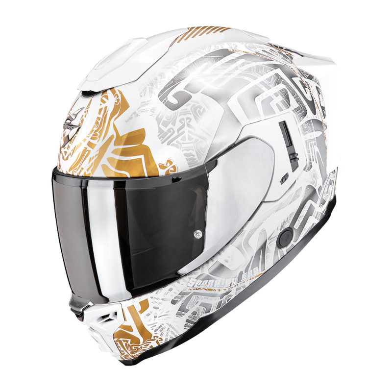 SCORPION EXO-1500 AIR APUS PERLWEISS/GRAU/GOLD