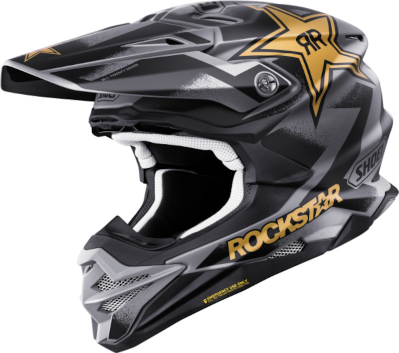 SHOEI VFX-WR 06 ROCKSTAR MALCOM STEWART TC-5 MATT/SCHWARZ/GRAU