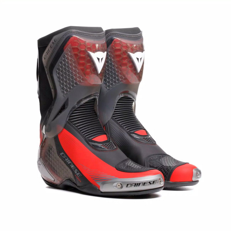 DAINESE TORQUE 4 S STIEFEL SCHWARZ/ROT/LAVA