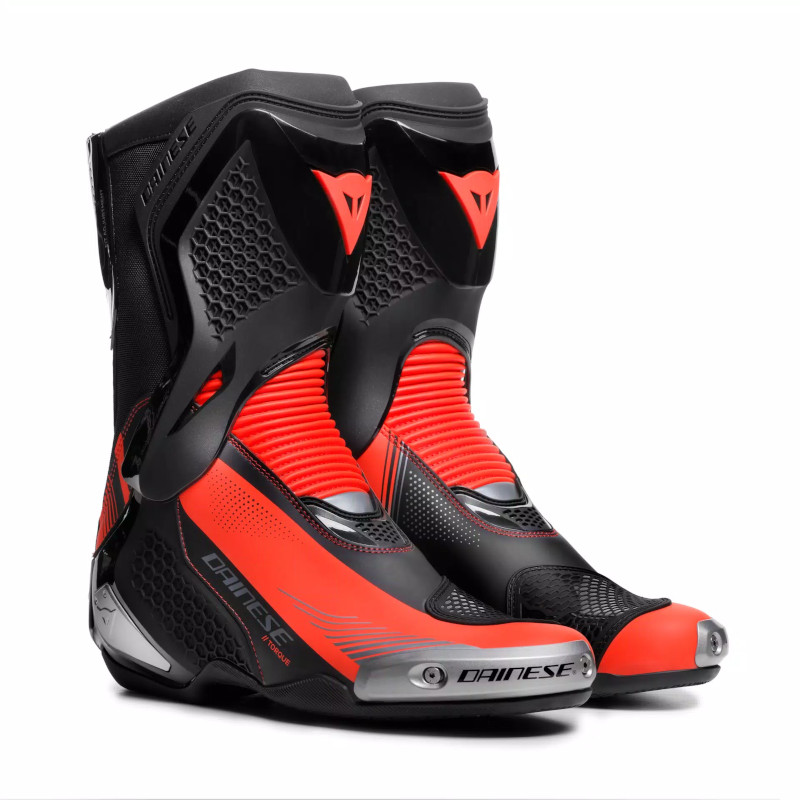 DAINESE TORQUE 4 STIEFEL SCHWARZ/ROT/FLUO