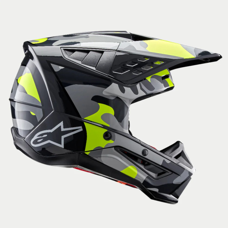 ALPINESTARS S-M5 ROVER 2 HELM ECE 22.06 DUNKELGRAU/FLUO/GELB