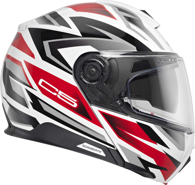 SCHUBERTH C5 ZENITH ROT ROT/WEISS/SCHWARZ