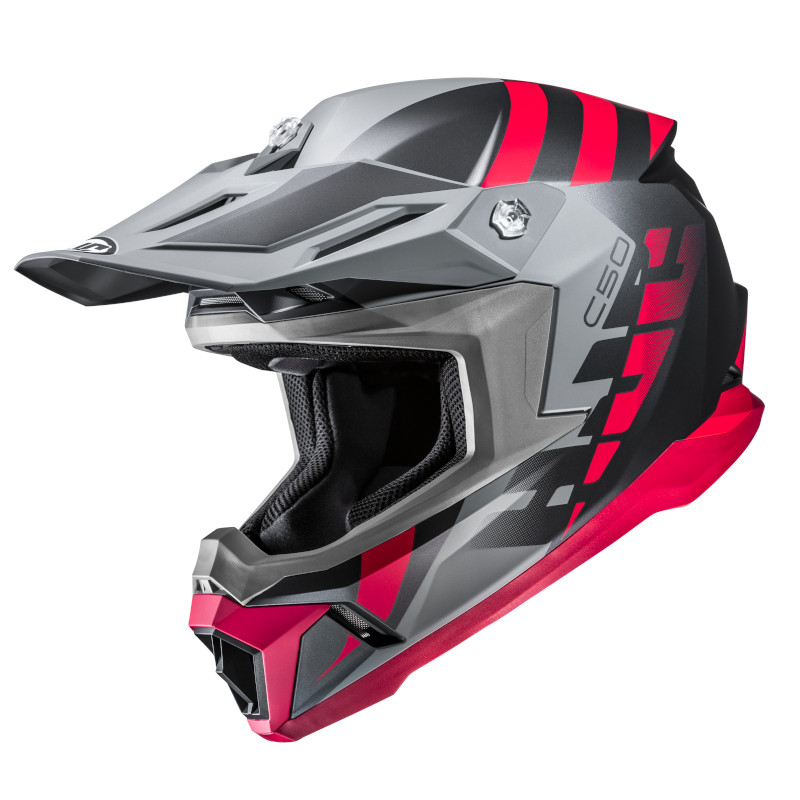 HJC C50 MIRAGE MC1SF CROSSHELM OFFROAD MATT/ANTHRAZIT/SCHWARZ/ROT