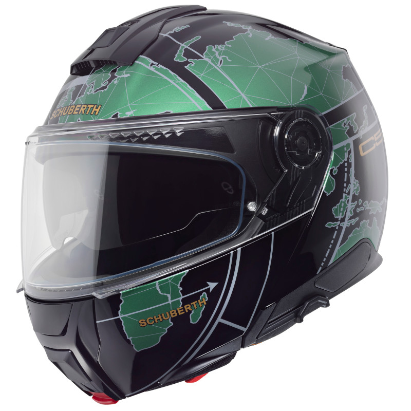 SCHUBERTH C5 GLOBE GRÜN SCHWARZ/GRÜN