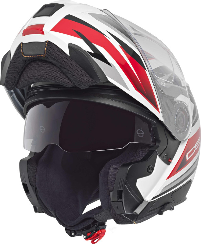 SCHUBERTH C5 ZENITH ROT ROT/WEISS/SCHWARZ