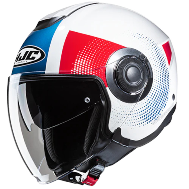 HJC I40N PYLE MC21 WEISS/BLAU/ROT