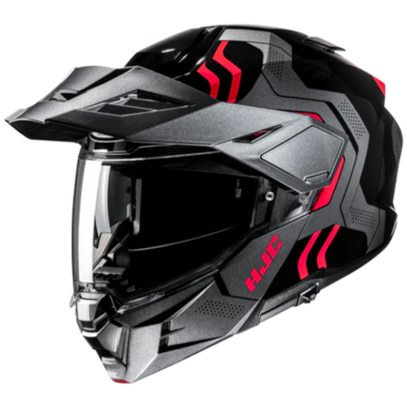 HJC I80 VELLY MC1 GRAU/SCHWARZ/ROT