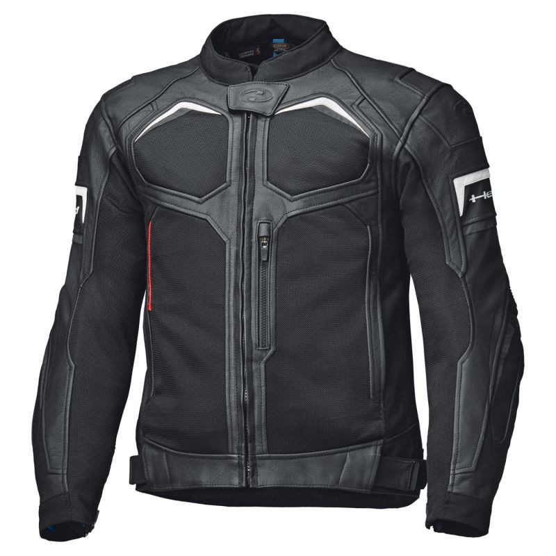 HELD TORVER TOP AIR LEDERJACKE SCHWARZ/WEISS