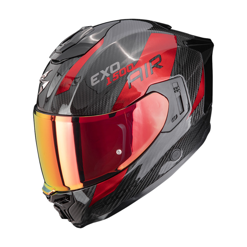 SCORPION EXO-1500 CARBON AIR PLATTED SCHWARZ/ROT