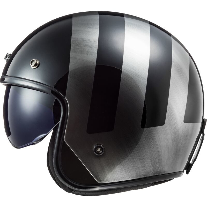 LS2 OF601 BOB II LINES SCHWARZ/JEANS