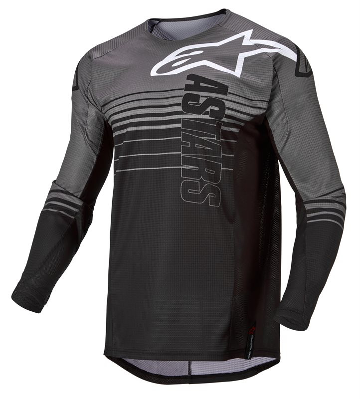 ALPINESTARS TECHSTAR GRAPHITE JERSEY SCHWARZ/GRAU