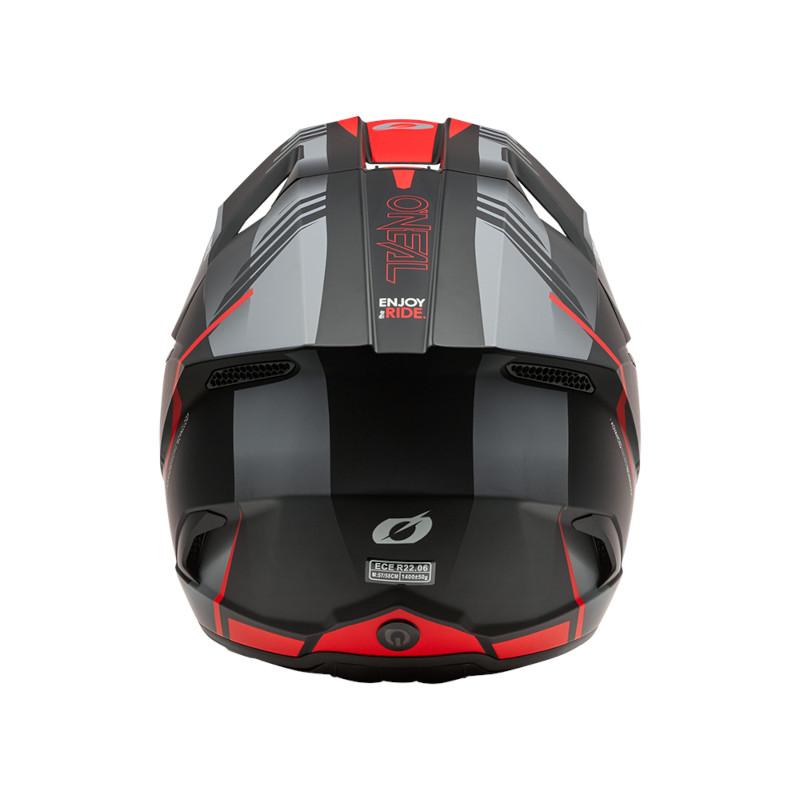 O´NEAL 3SRS 3SERIES HAZE V.26 HELM MATT/SCHWARZ/GRAU/ROT