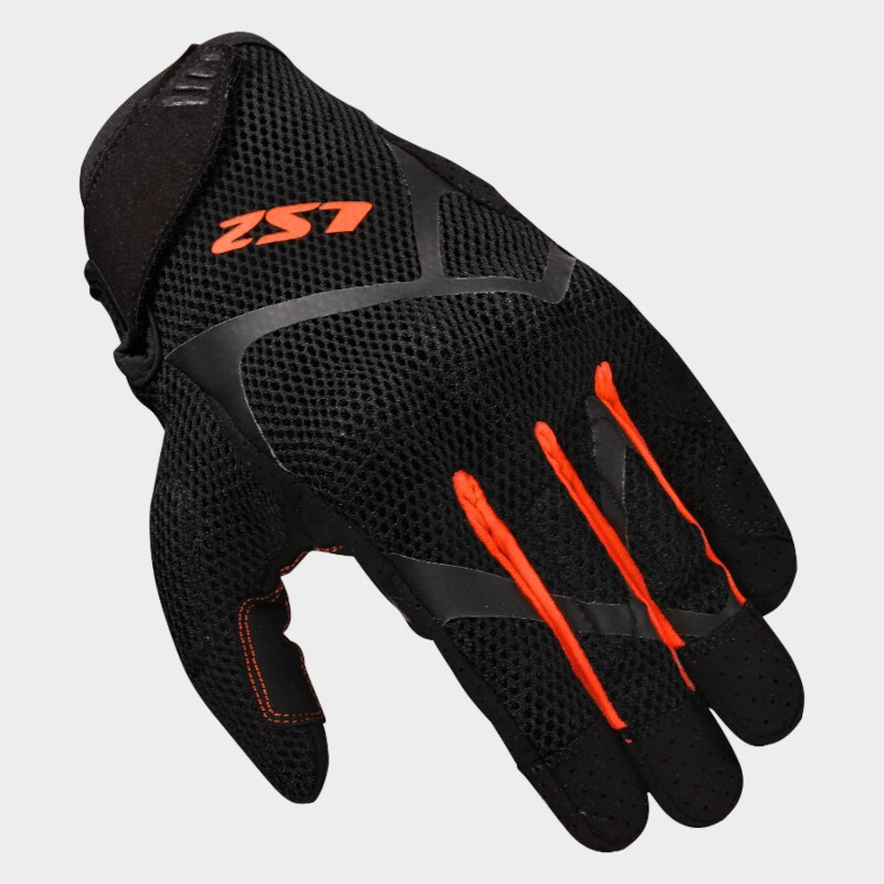 LS2 RAY II HERREN HANDSCHUH SCHWARZ/ROT