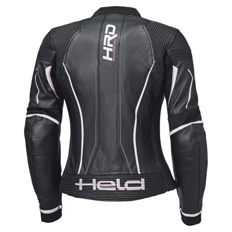 HELD DEBBIE 3 TOP DAMEN LEDERJACKE SCHWARZ/WEIß