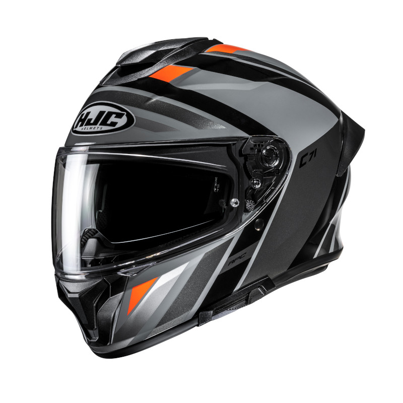 HJC C71 FABER MC7 SCHWARZ/GRAU/ORANGE