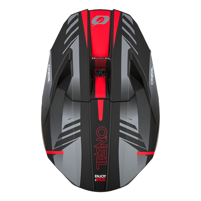 O´NEAL 3SRS 3SERIES HAZE V.26 HELM MATT/SCHWARZ/GRAU/ROT