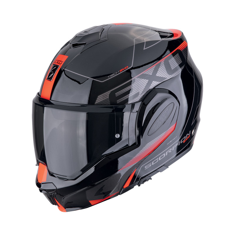 SCORPION EXO-TECH EVO TRAVELLER SCHWARZ/ROT