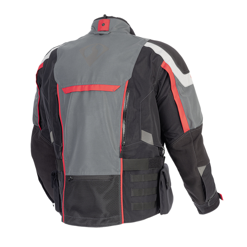 STADLER FEARLESS PRO 3-LAGEN GORE-TEX JACKE SCHWARZ/GRAU/ROT/WEIß