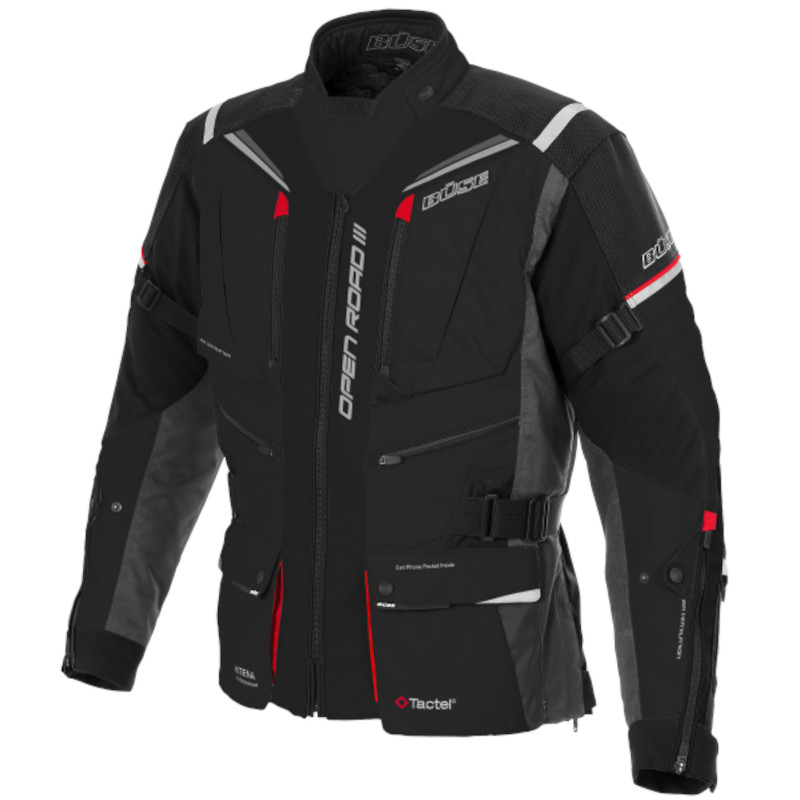 BÜSE OPEN ROAD III DAMEN TEXTILJACKE SCHWARZ