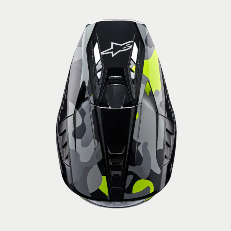 ALPINESTARS S-M5 ROVER 2 HELM ECE 22.06 DUNKELGRAU/FLUO/GELB
