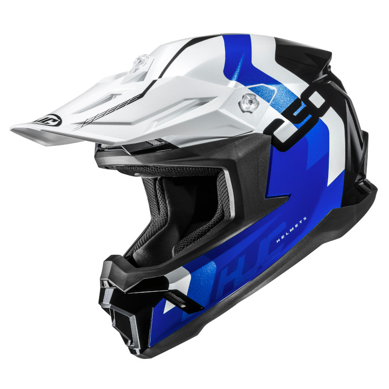 HJC C50 PRIMAL MC2 CROSSHELM OFFROAD BLAU/WEISS/SCHWARZ