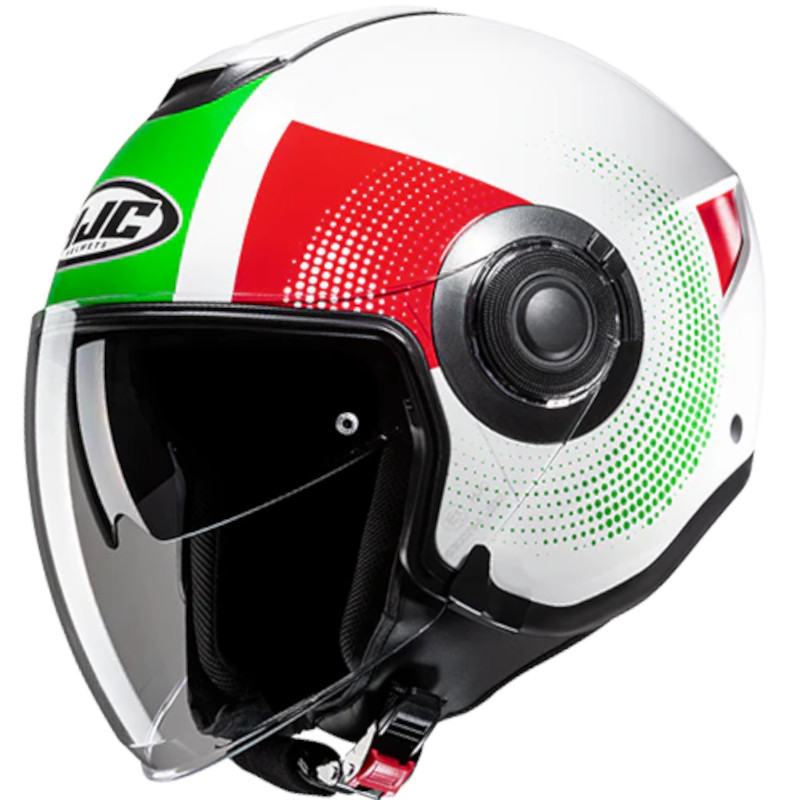 HJC I40N PYLE MC41 WEISS/GRÜN/ROT