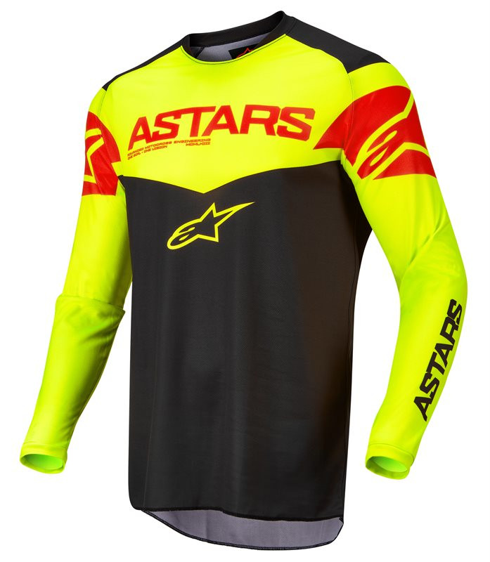 ALPINESTARS FLUID TRIPPLE JERSEY SCHWARZ/GELB/ROT